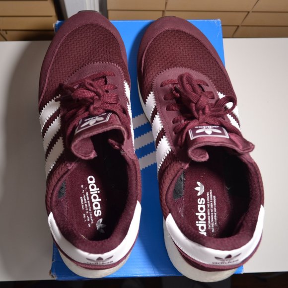 Mens Adidas I-5923 Maroon Boost Sneakers D97210 Size US 11.5 - Picture 6 of 11